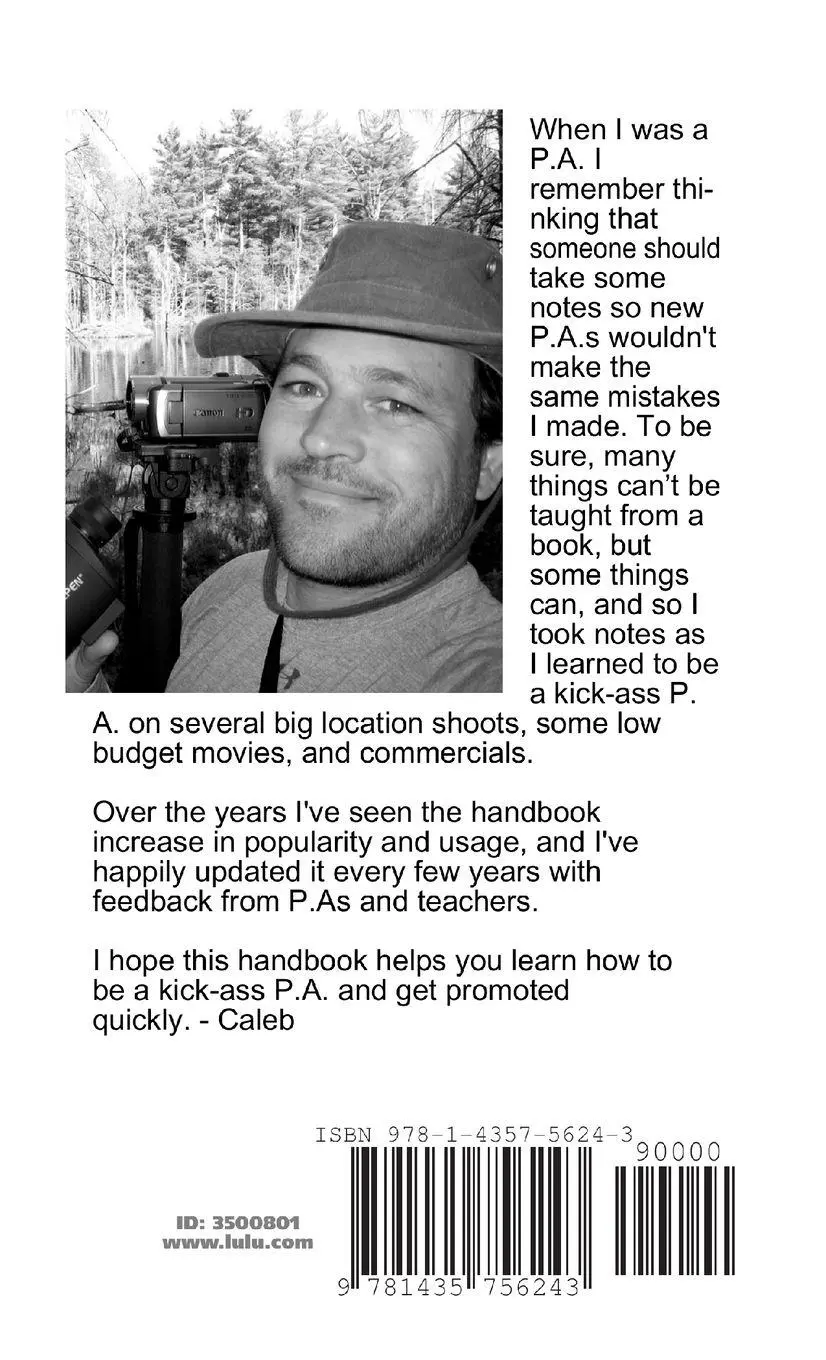 Rückseite: 9781435756243 | The Production Assistant's Pocket Handbook | Caleb Clark | Taschenbuch