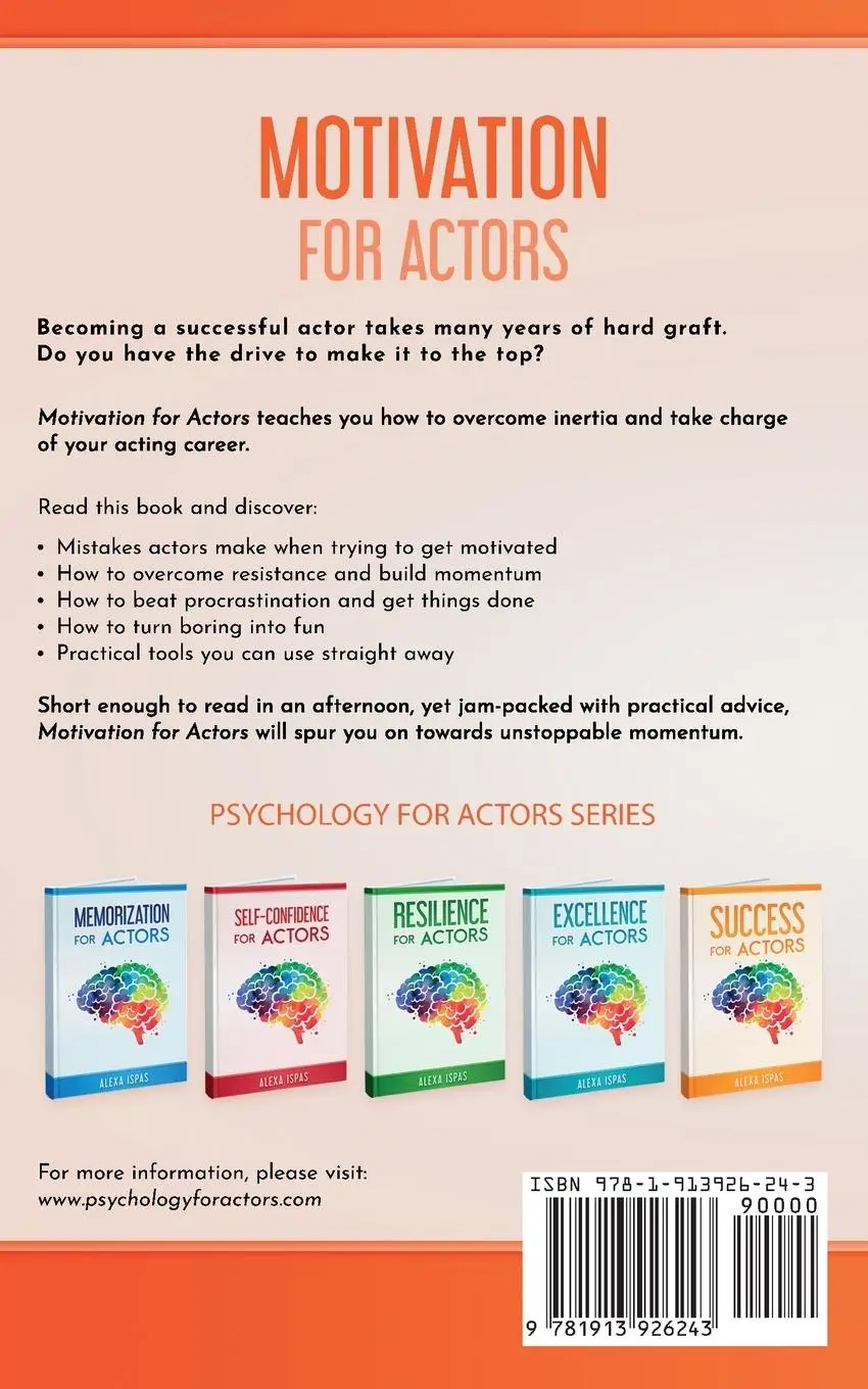 Rückseite: 9781913926243 | Motivation for Actors | Alexa Ispas | Taschenbuch | Englisch | 2023