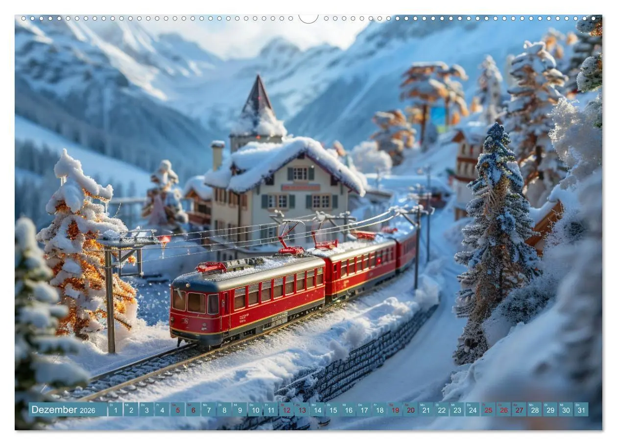 Bild: 9783457406243 | Modelleisenbahnen sind cool (hochwertiger Premium Wandkalender 2026...