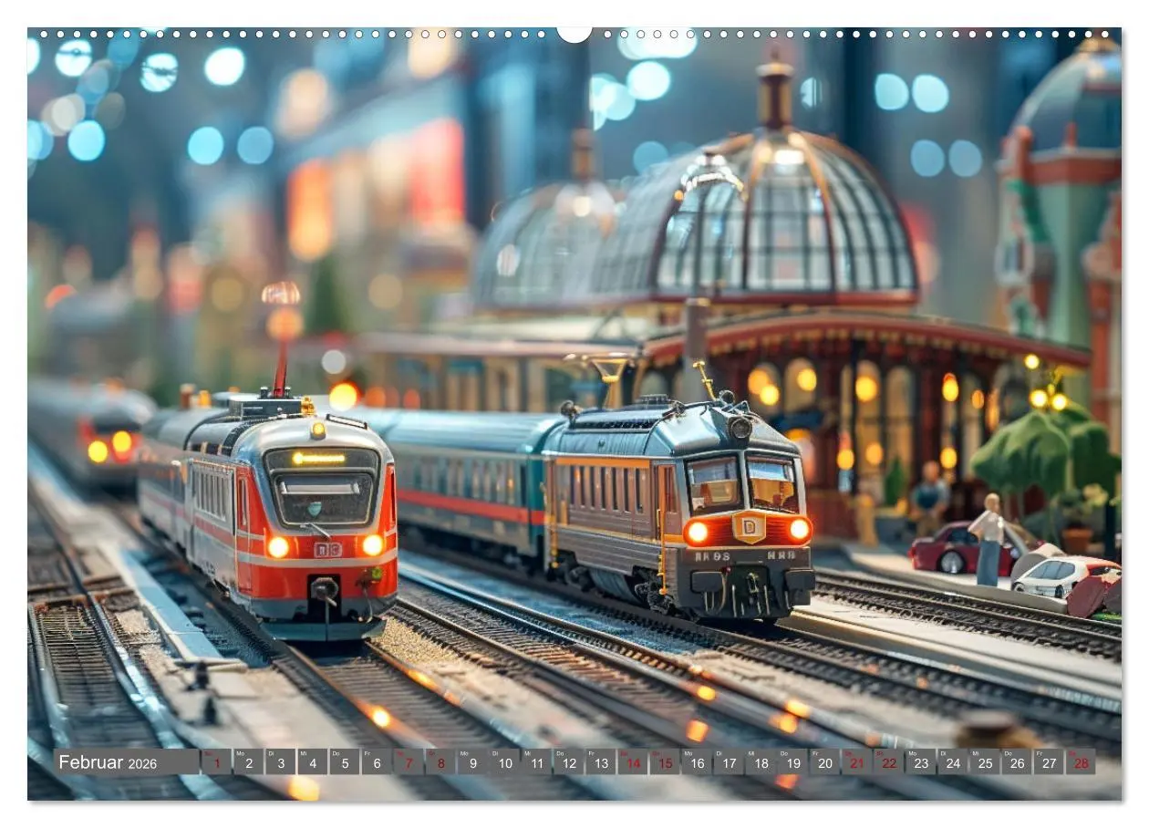 Bild: 9783457406243 | Modelleisenbahnen sind cool (hochwertiger Premium Wandkalender 2026...
