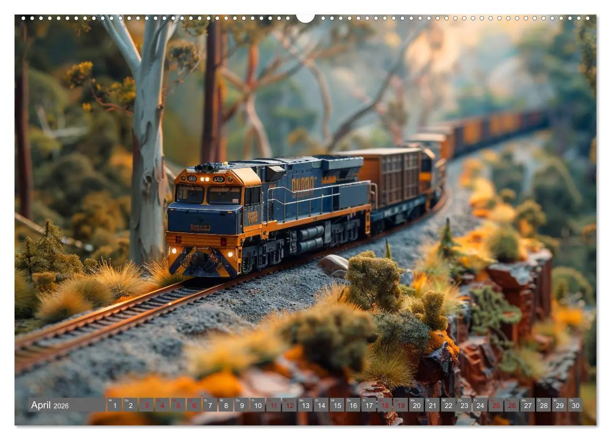 Bild: 9783457406243 | Modelleisenbahnen sind cool (hochwertiger Premium Wandkalender 2026...