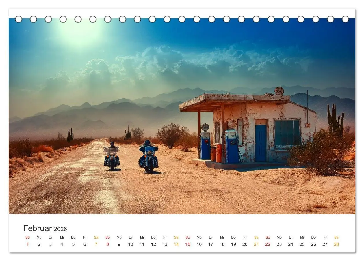 Bild: 9783516596243 | Zeitreise auf Asphalt (Tischkalender 2026 DIN A5 quer), CALVENDO...