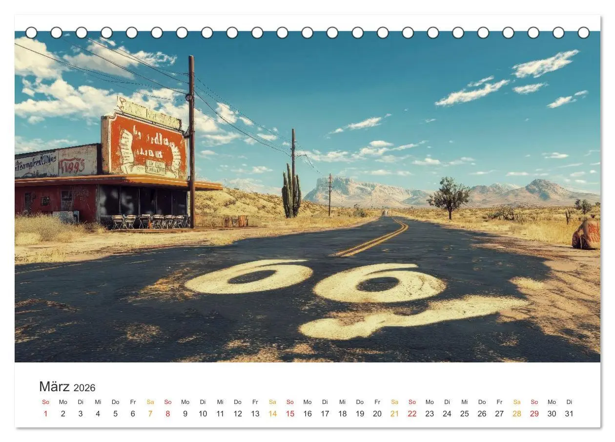 Bild: 9783516596243 | Zeitreise auf Asphalt (Tischkalender 2026 DIN A5 quer), CALVENDO...