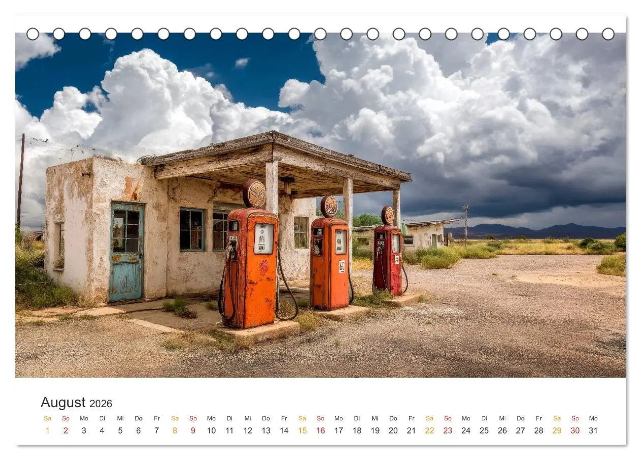 Bild: 9783516596243 | Zeitreise auf Asphalt (Tischkalender 2026 DIN A5 quer), CALVENDO...