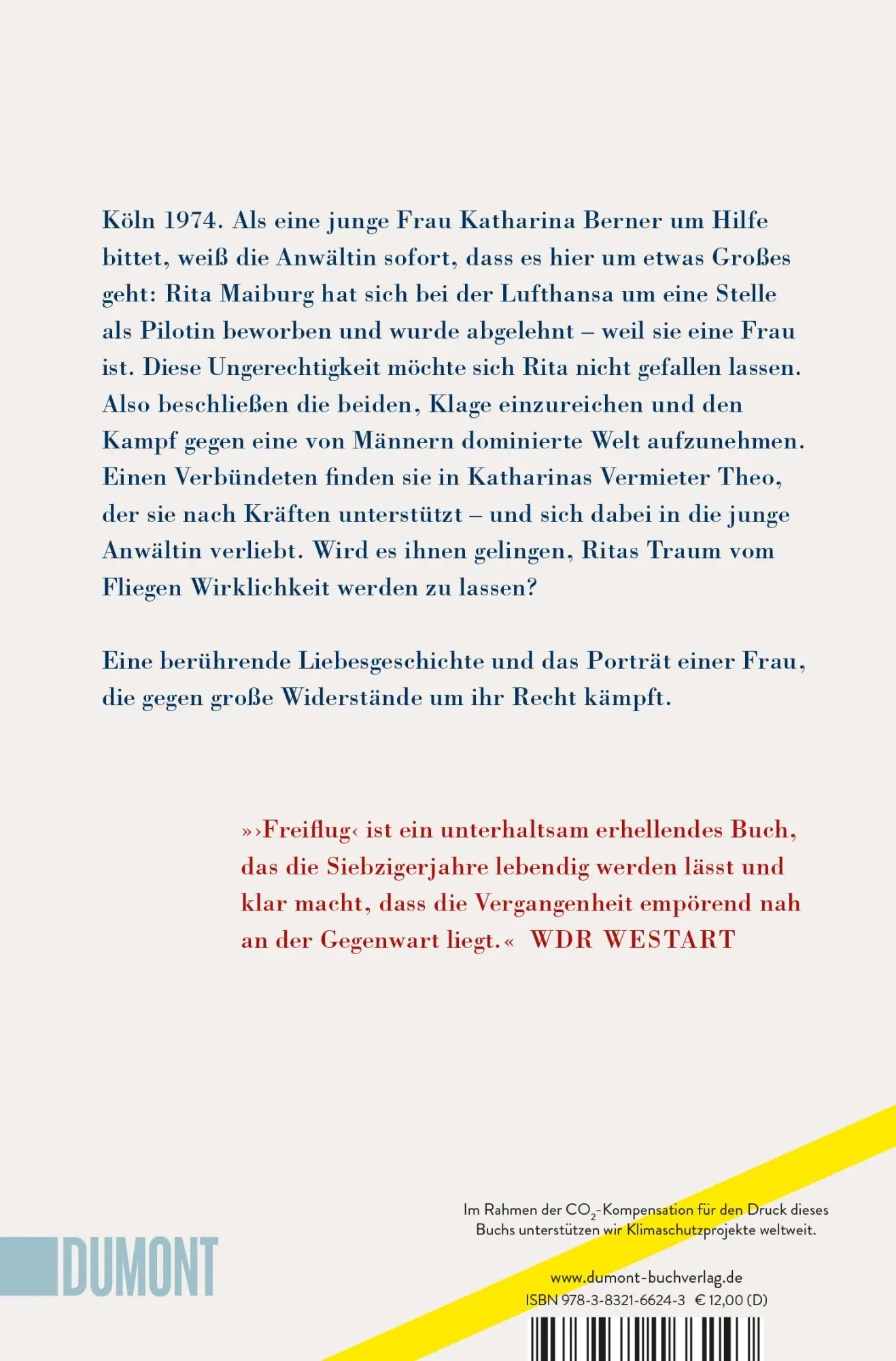 Rückseite: 9783832166243 | Freiflug | Roman | Christine Drews | Taschenbuch | 352 S. | Deutsch