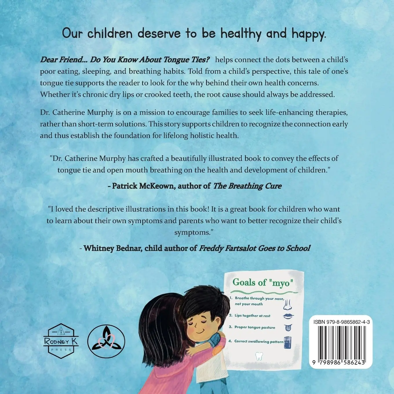 Rückseite: 9798986586243 | Dear Friend...Do You Know About Tongue Ties? | Catherine Murphy | Buch