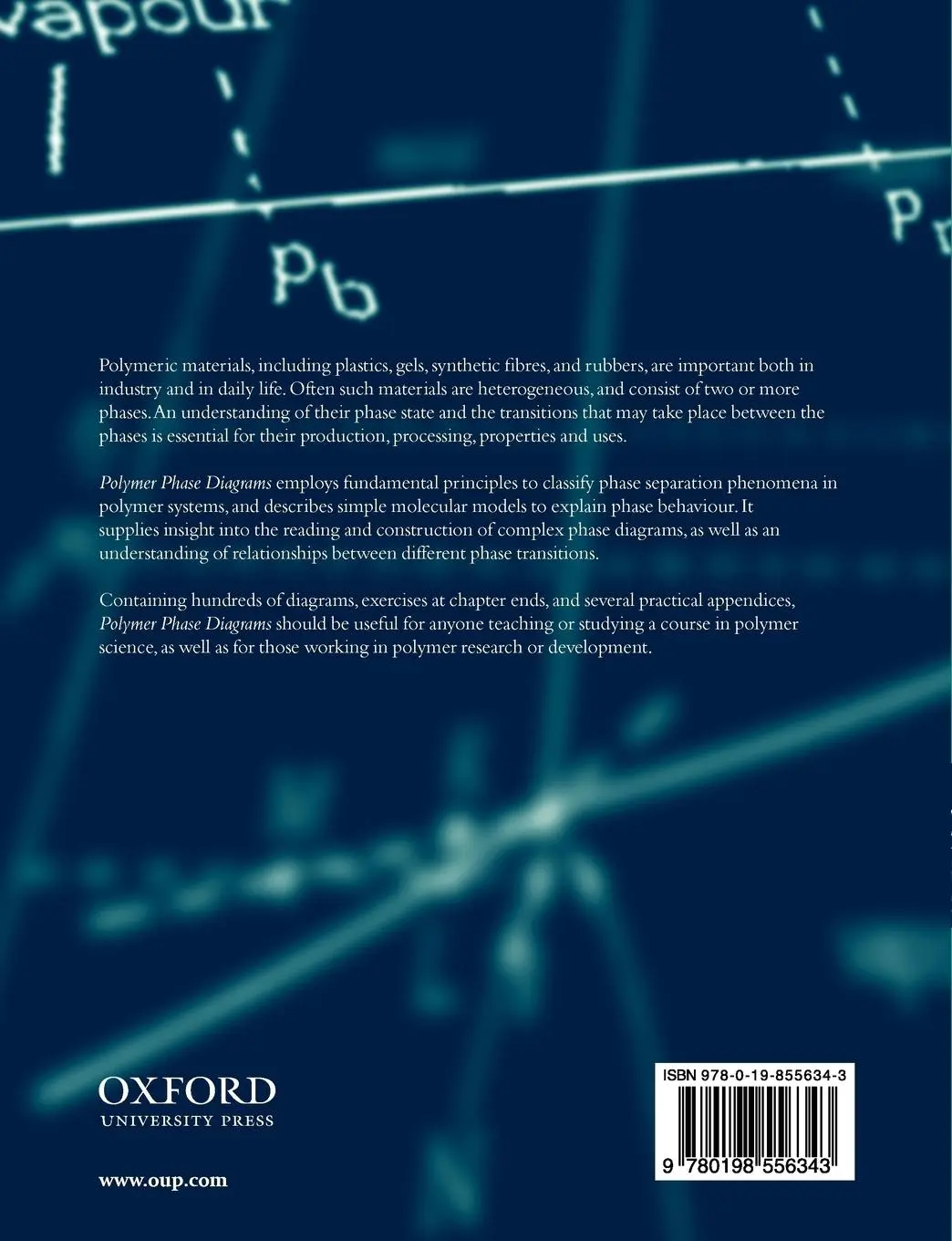 Rückseite: 9780198556343 | Polymer Phase Diagrams | A Textbook | R. Koningsveld (u. a.) | Buch