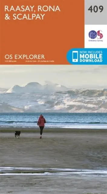 Cover: 9780319246443 | Raasay, Rona and Scalpay | Ordnance Survey | (Land-)Karte | Englisch