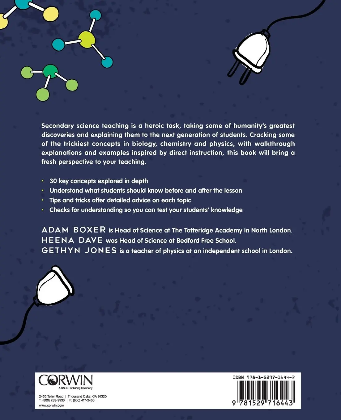 Rückseite: 9781529716443 | Cracking Key Concepts in Secondary Science | Adam Boxer (u. a.) | Buch