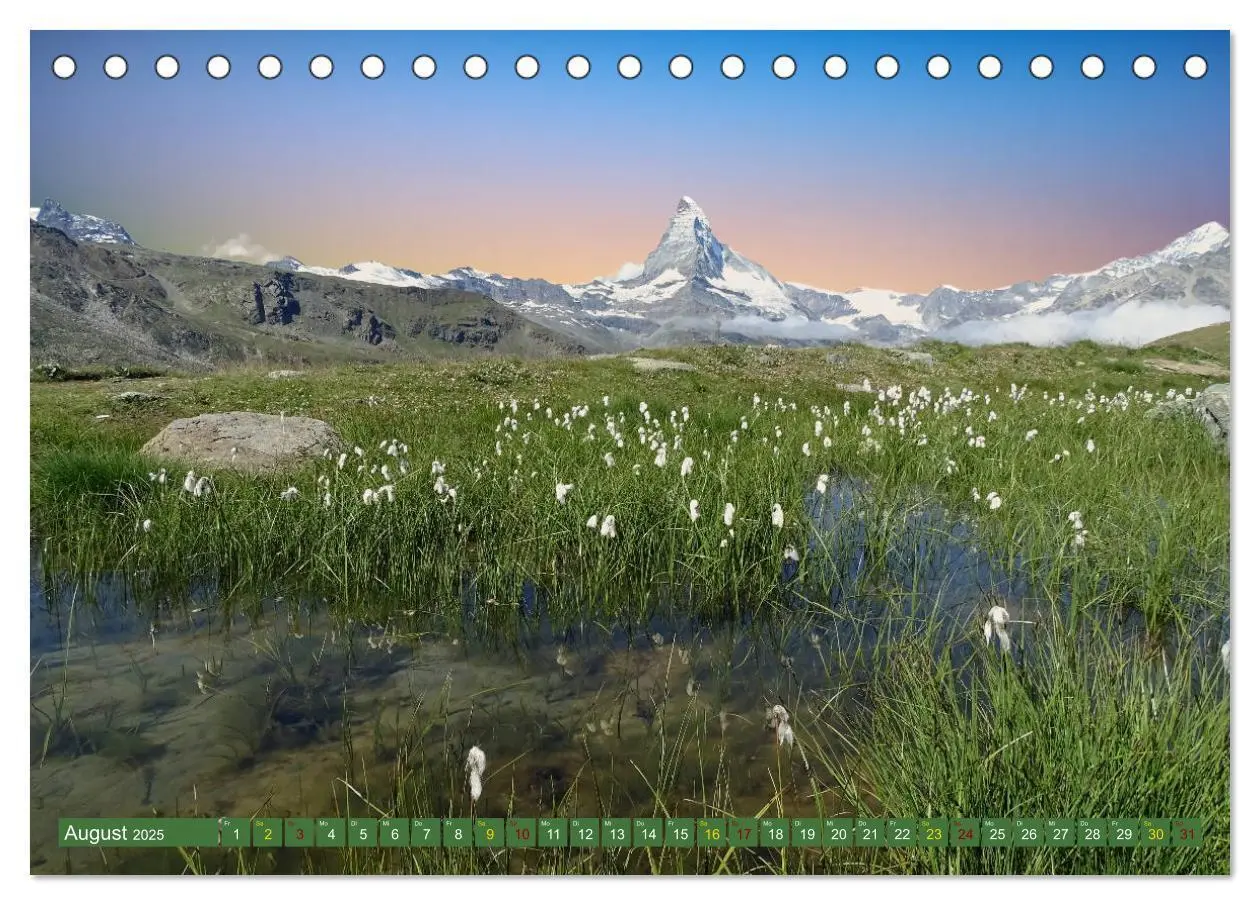 Bild: 9783383826443 | MATTERHORN Impressionen (Tischkalender 2025 DIN A5 quer), CALVENDO...