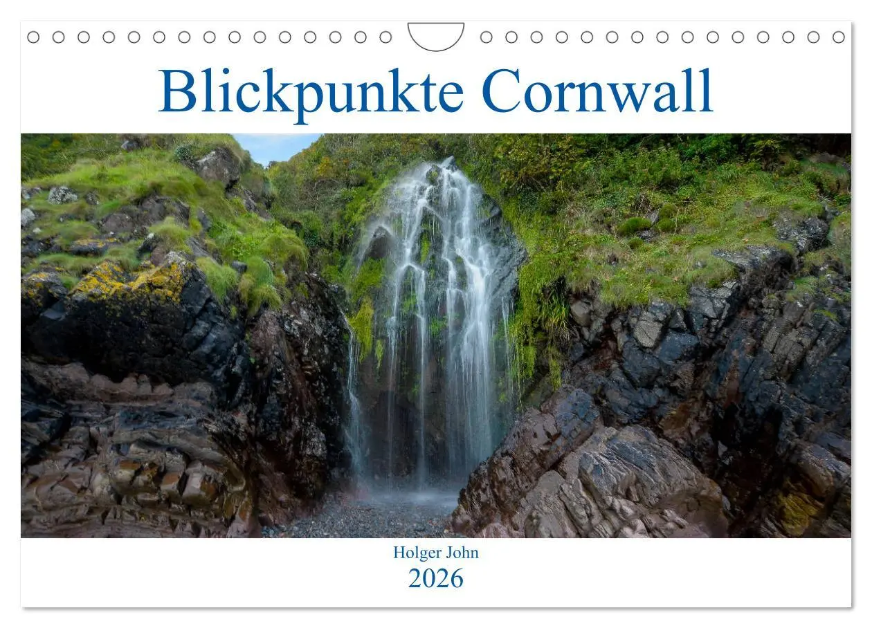 Cover: 9783457796443 | Blickpunkte Cornwall (Wandkalender 2026 DIN A4 quer), CALVENDO...
