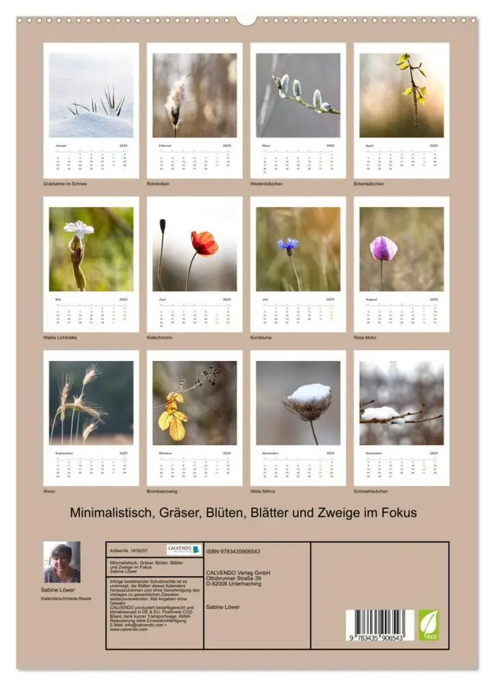 Bild: 9783435906543 | Minimalistisch, Gräser, Blüten, Blätter und Zweige im Fokus...
