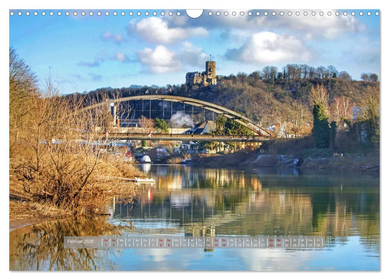 Bild: 9783457166543 | Lahnstein, wo die Lahn in den Rhein fließt (Wandkalender 2025 DIN...