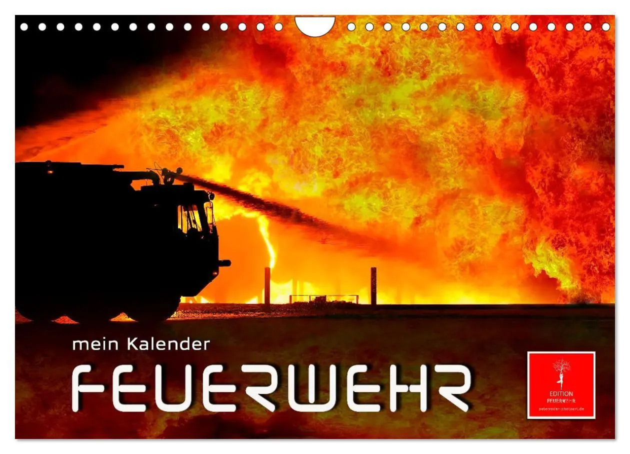 Cover: 9783457546543 | Feuerwehr - mein Kalender (Wandkalender 2026 DIN A4 quer), CALVENDO...