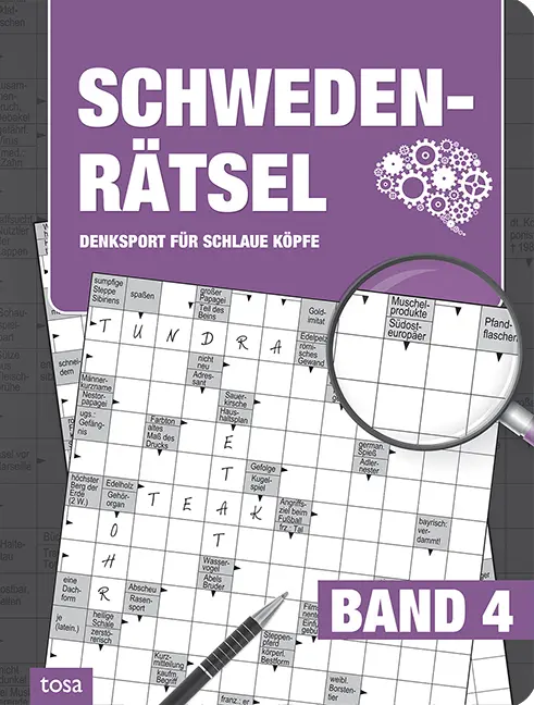 Cover: 9783863136543 | Schweden-Rätsel Band 4 | Denksport für schlaue Köpfe - Großdruck