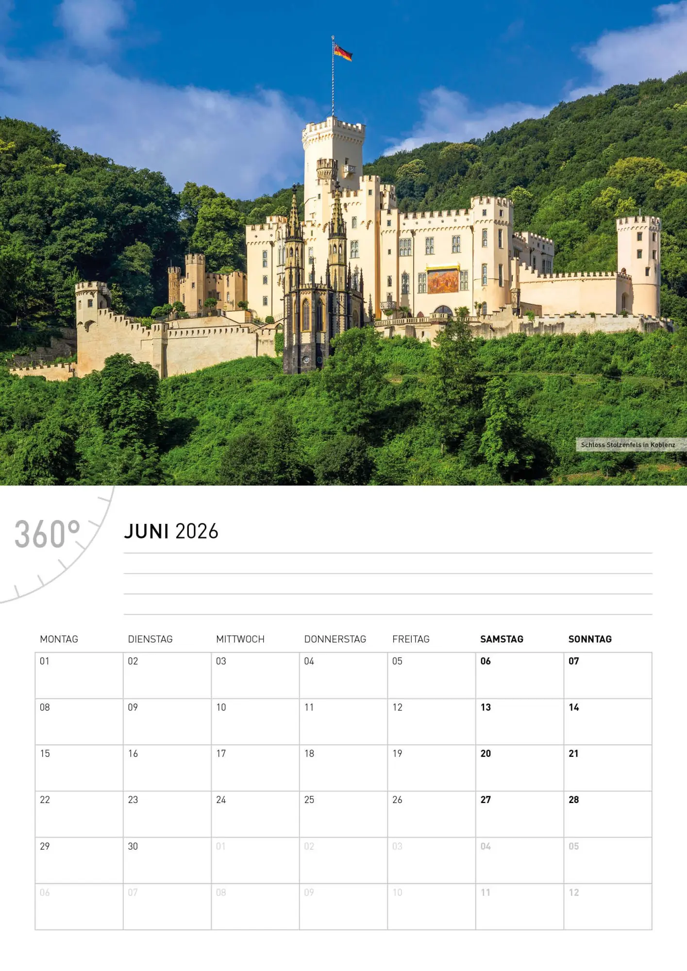 Bild: 9783968556543 | Oberes Mittelrheintal Broschürenkalender 2026 | Friedrich Gier | 28 S.