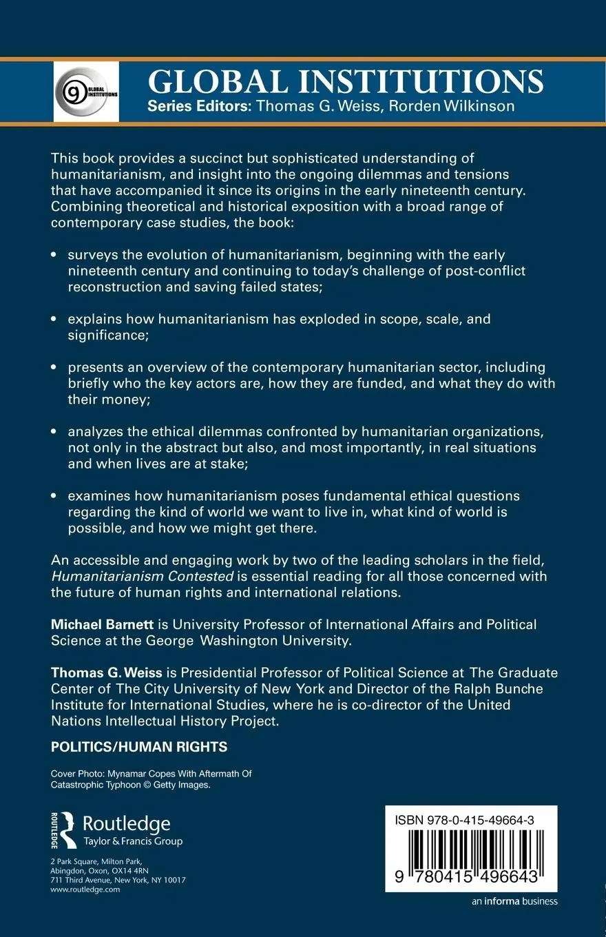 Rückseite: 9780415496643 | Humanitarianism Contested | Where Angels Fear to Tread | Taschenbuch