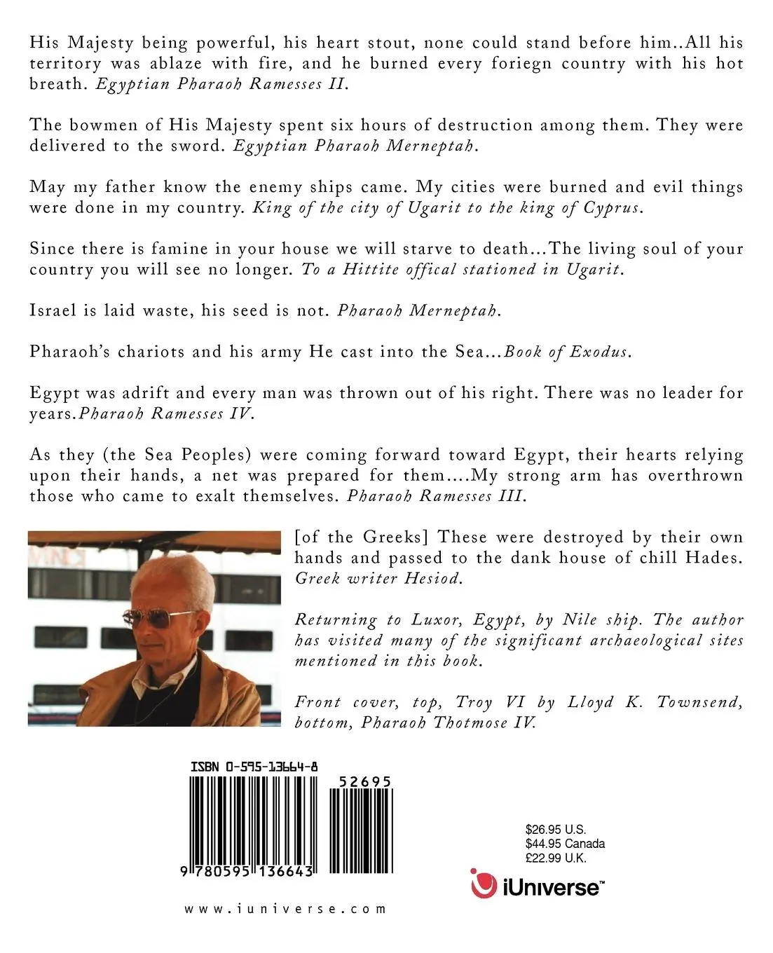Rückseite: 9780595136643 | Collapse of the Bronze Age | Manuel Robbins | Taschenbuch | Englisch
