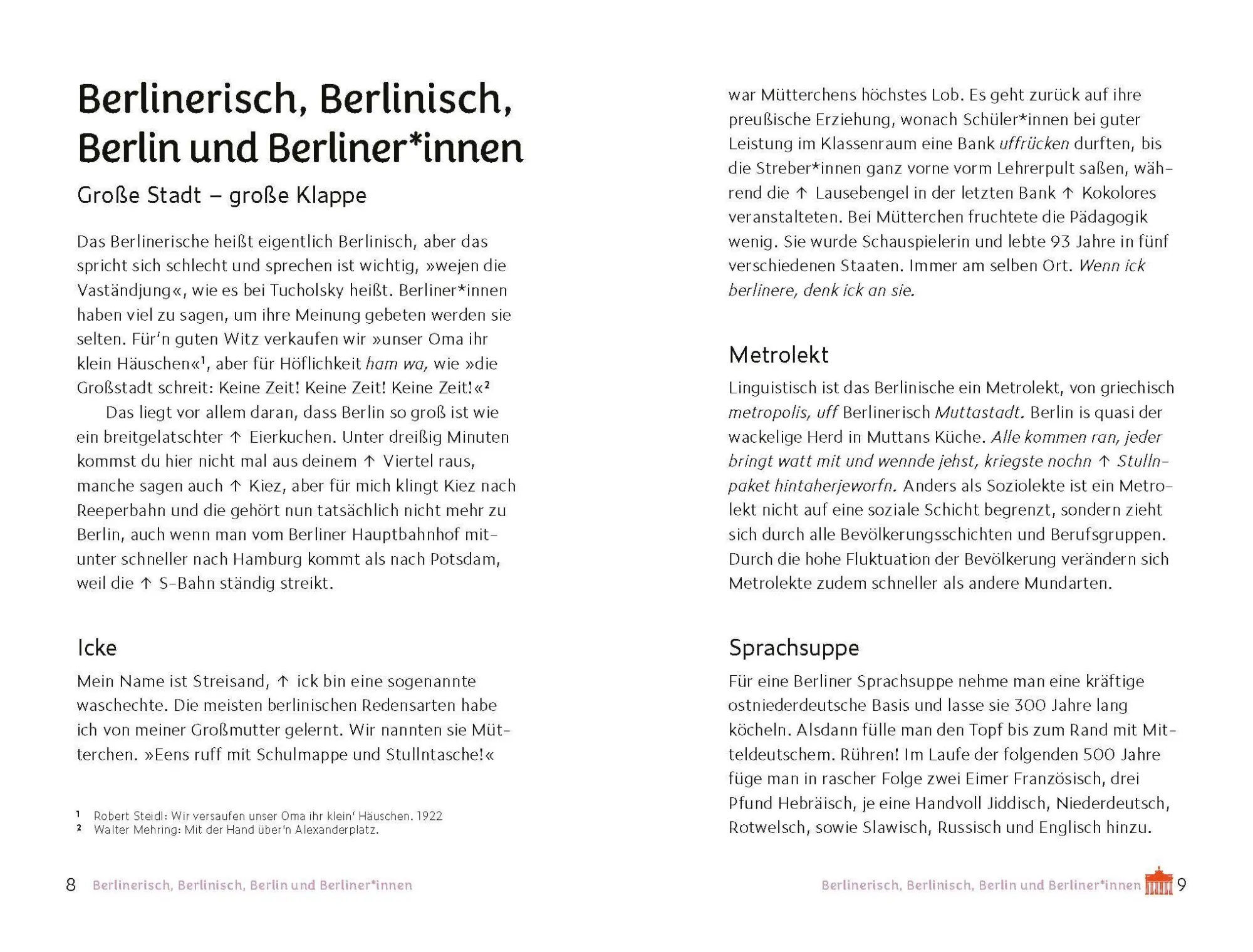 Bild: 9783411756643 | Berlinerisch | Lea Streisand | Buch | 128 S. | Deutsch | 2026