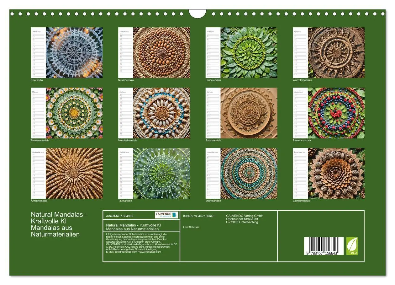 Bild: 9783457156643 | Natural Mandalas - Kraftvolle KI Mandalas aus Naturmaterialien...