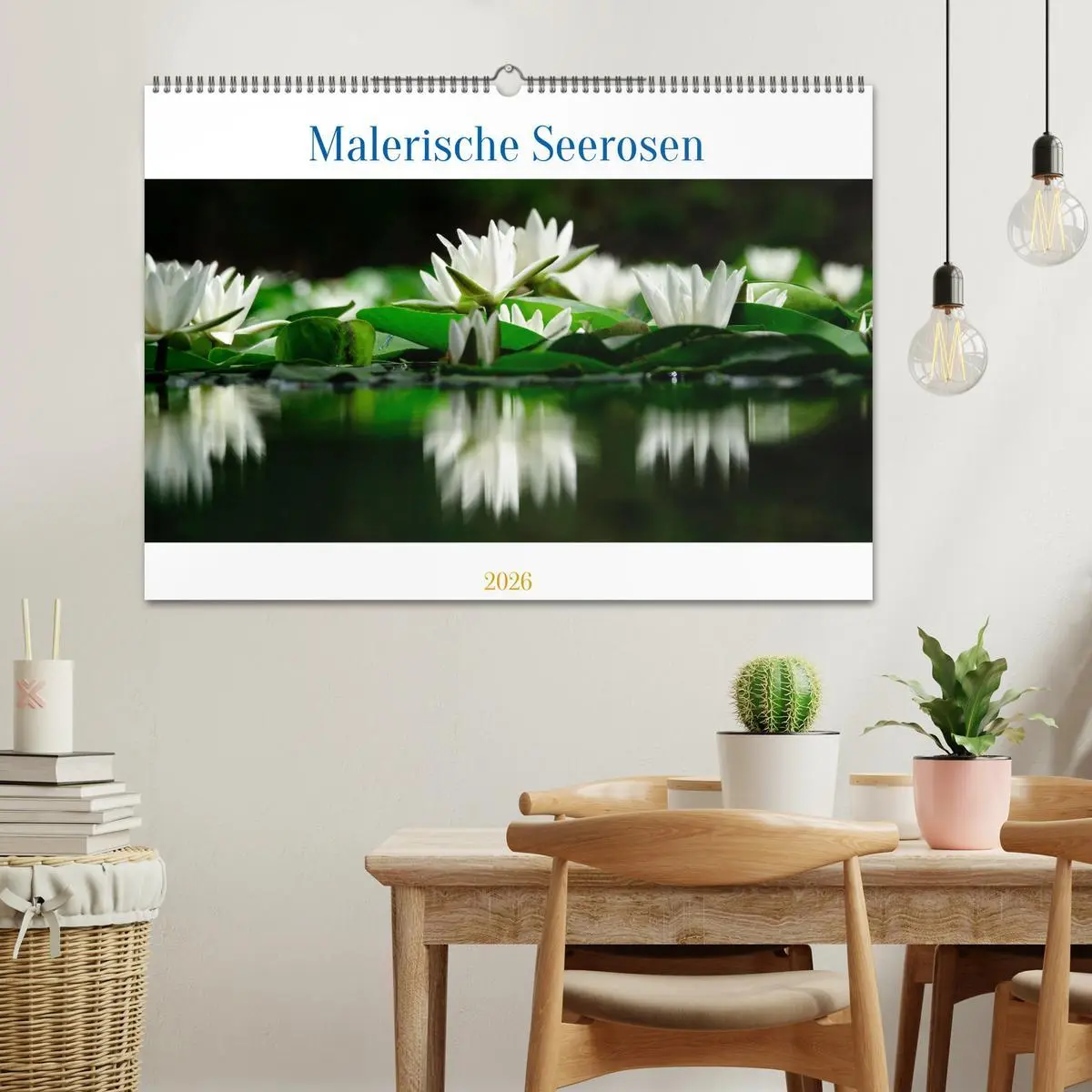 Bild: 9783457536643 | Malerische Seerosen (Wandkalender 2026 DIN A2 quer), CALVENDO...