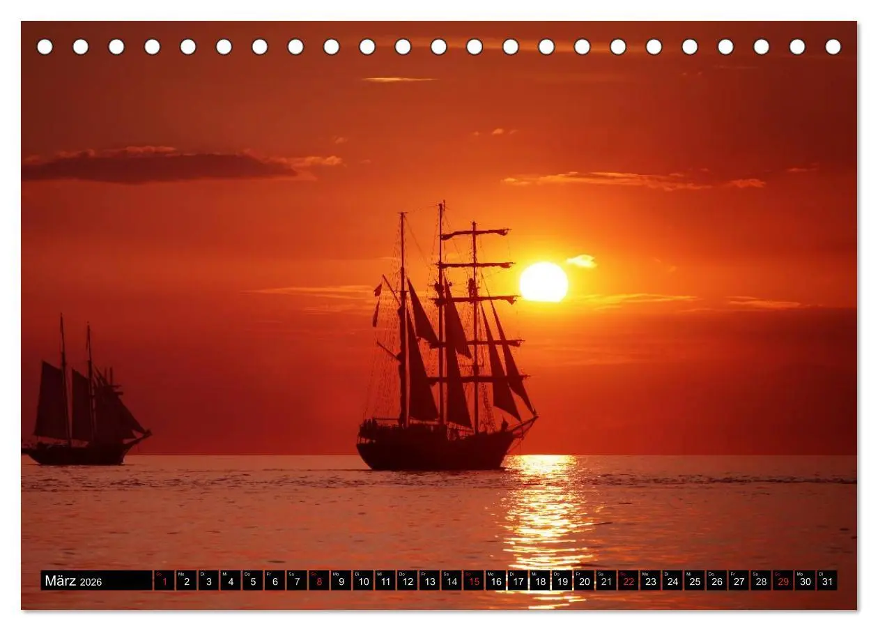 Bild: 9783516176643 | Hanse Sail (Tischkalender 2026 DIN A5 quer), CALVENDO Monatskalender