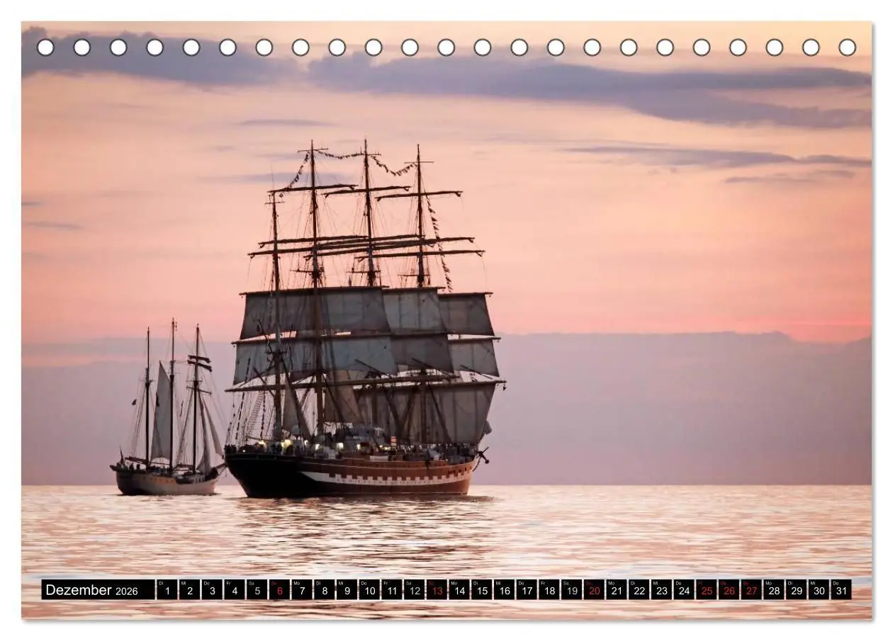 Bild: 9783516176643 | Hanse Sail (Tischkalender 2026 DIN A5 quer), CALVENDO Monatskalender