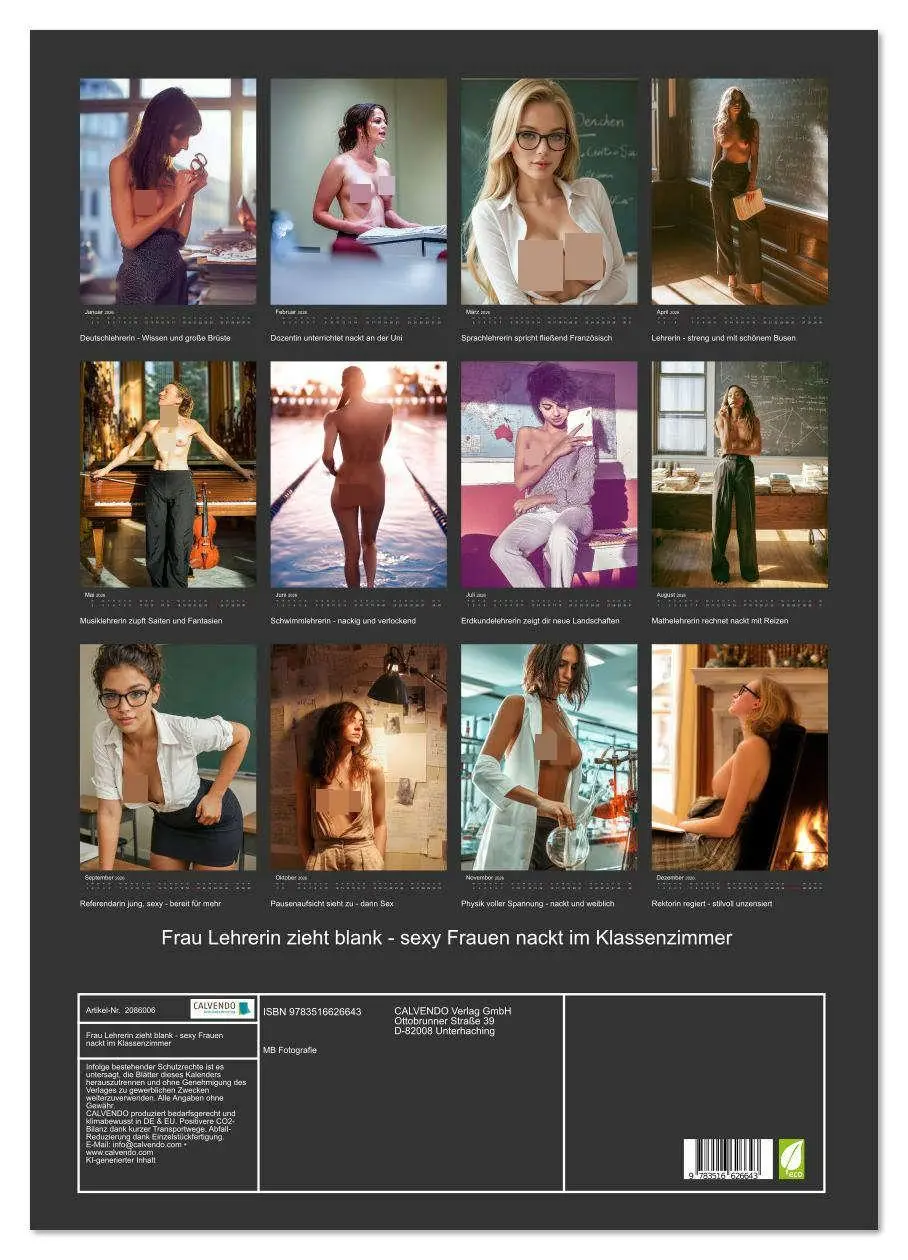 Bild: 9783516626643 | Frau Lehrerin zieht blank - sexy Frauen nackt im Klassenzimmer...