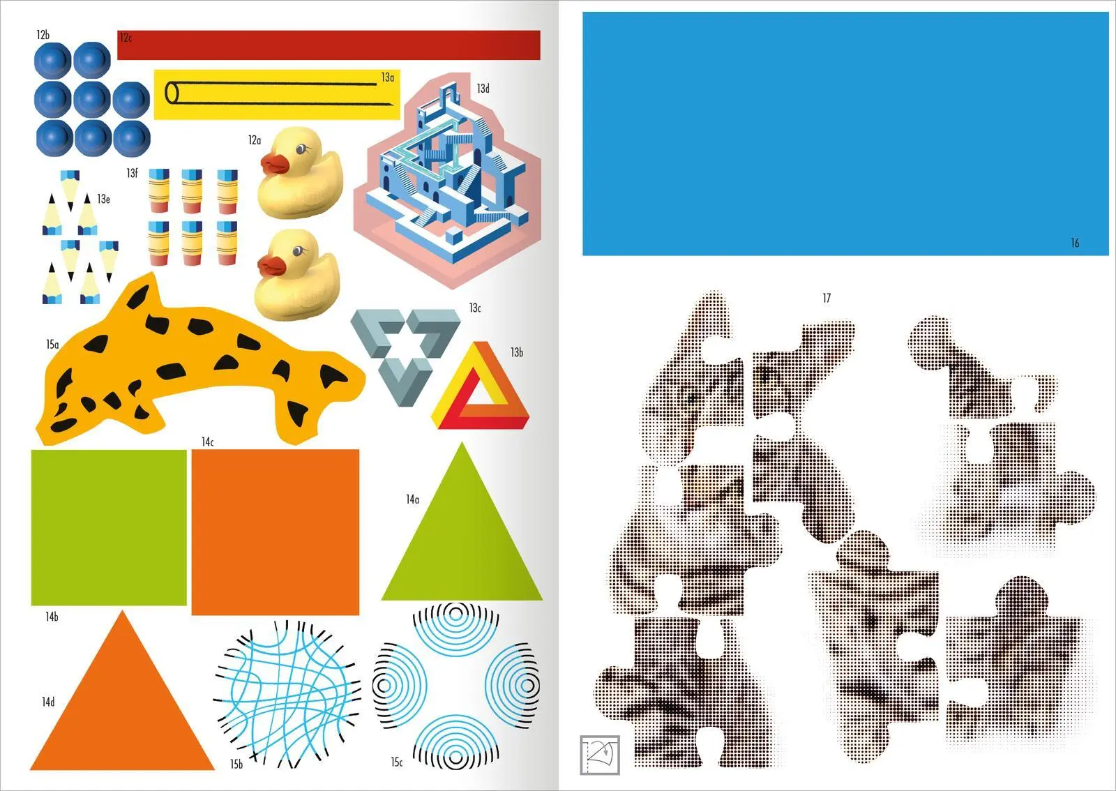 Bild: 9783845856643 | Optische Illusionen Stickerheft | Über 170 Sticker | Timo Schumacher