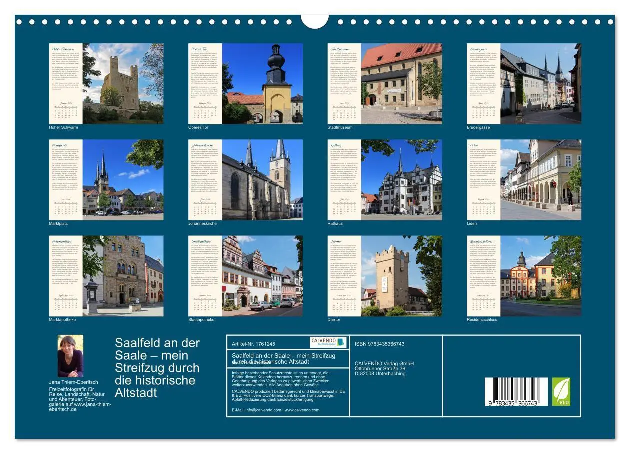 Bild: 9783435366743 | Saalfeld an der Saale - mein Streifzug durch die historische...