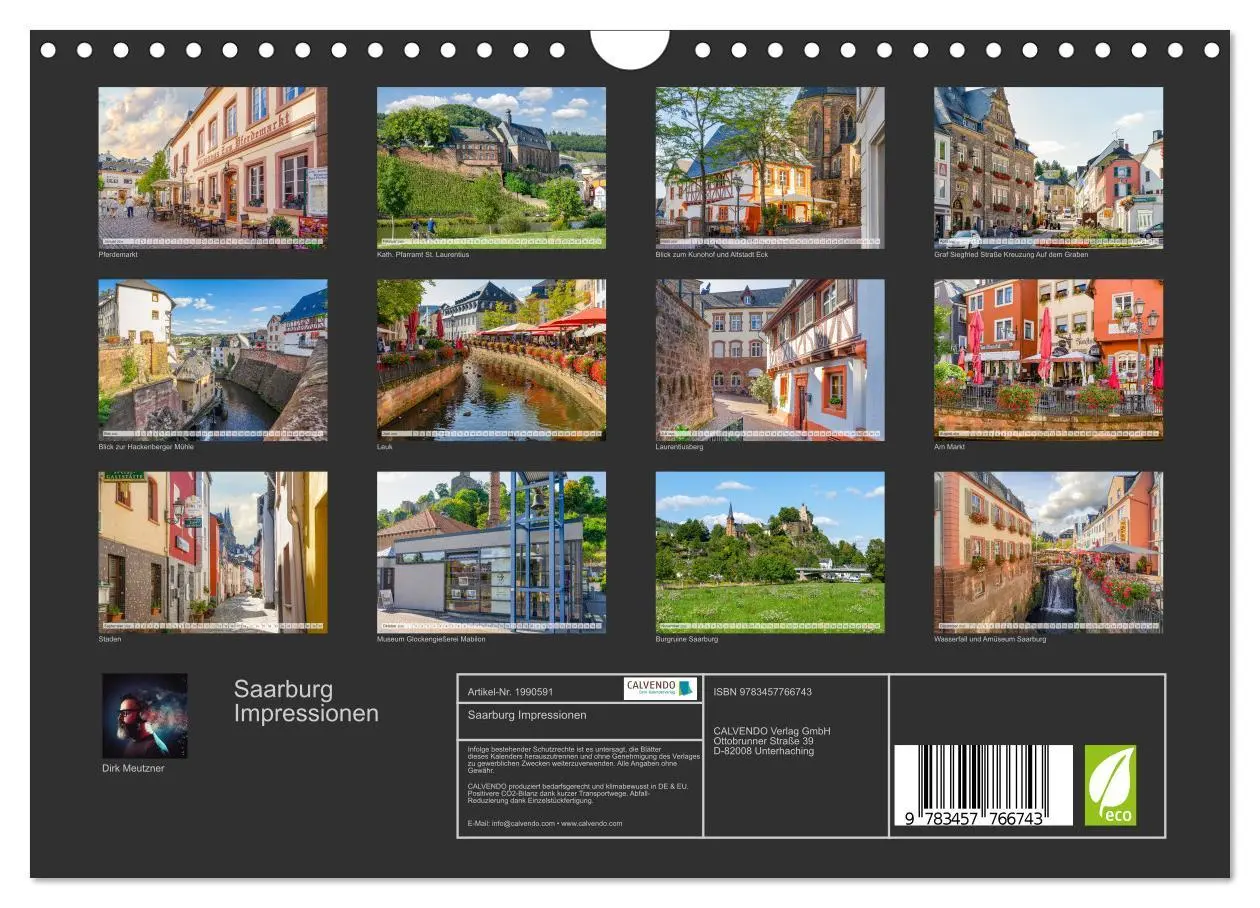 Bild: 9783457766743 | Saarburg Impressionen (Wandkalender 2026 DIN A4 quer), CALVENDO...