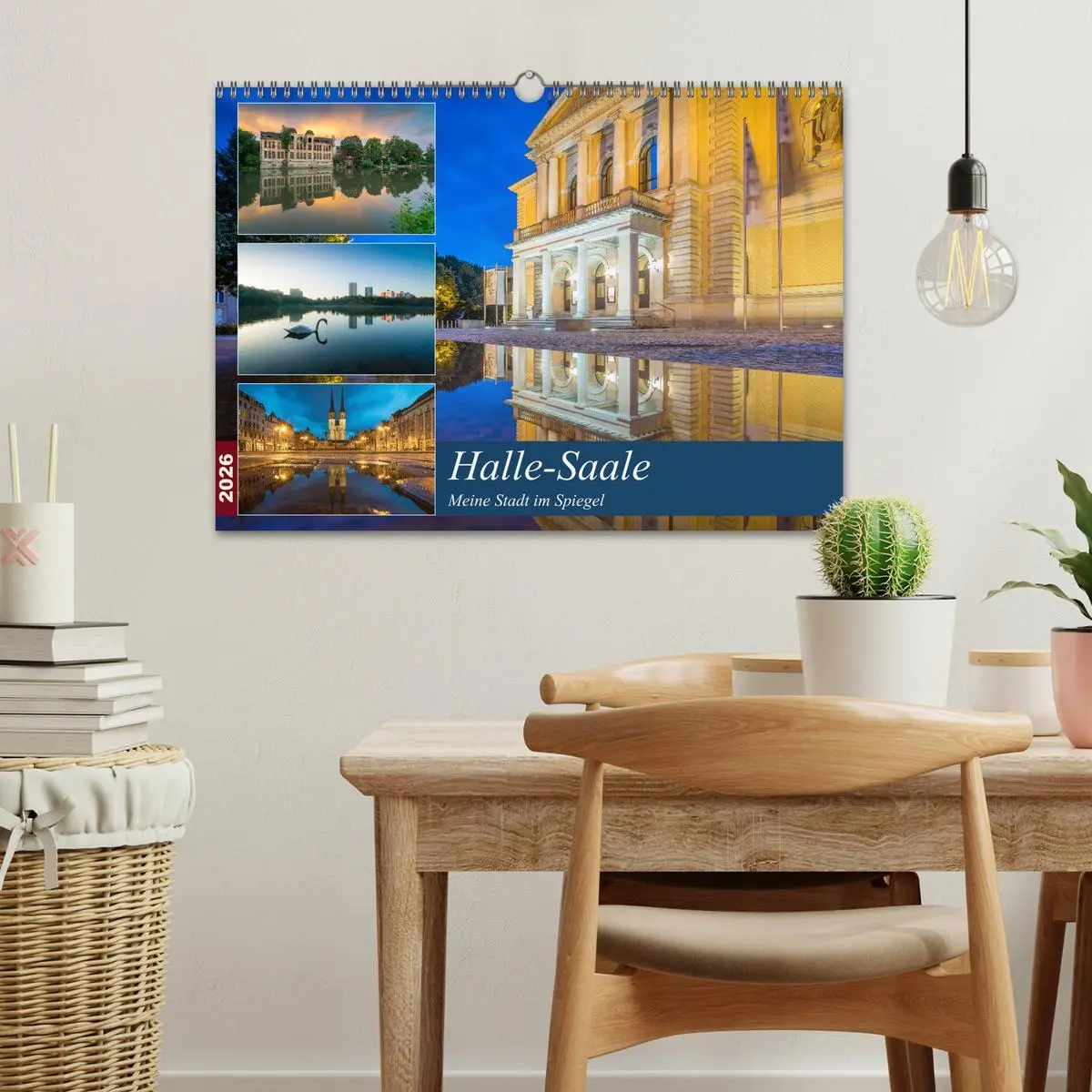 Bild: 9783457836743 | Halle-Saale - Meine Stadt im Spiegel (Wandkalender 2026 DIN A3...