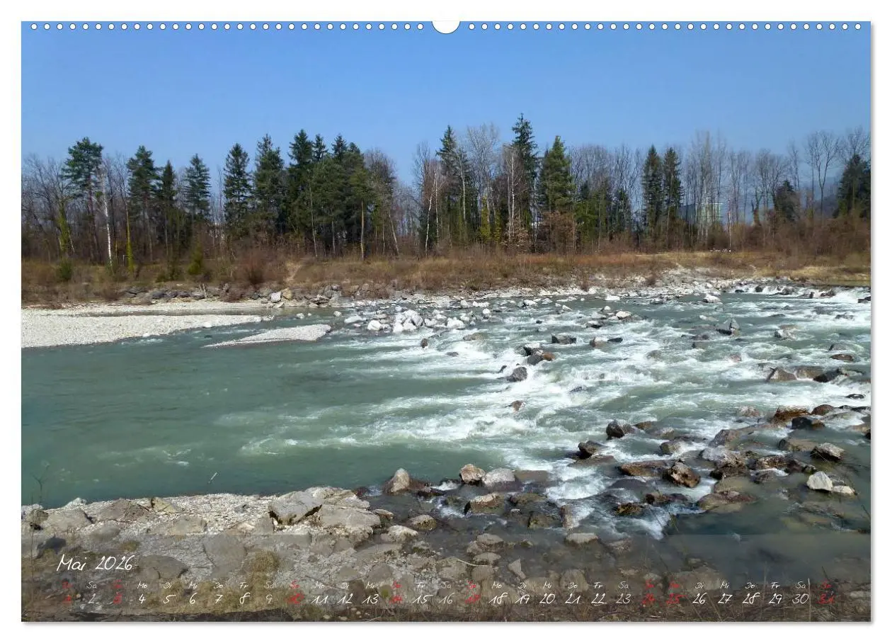 Bild: 9783516096743 | Wasserkraft - Die Bregenzer Ache (Wandkalender 2026 DIN A2 quer),...