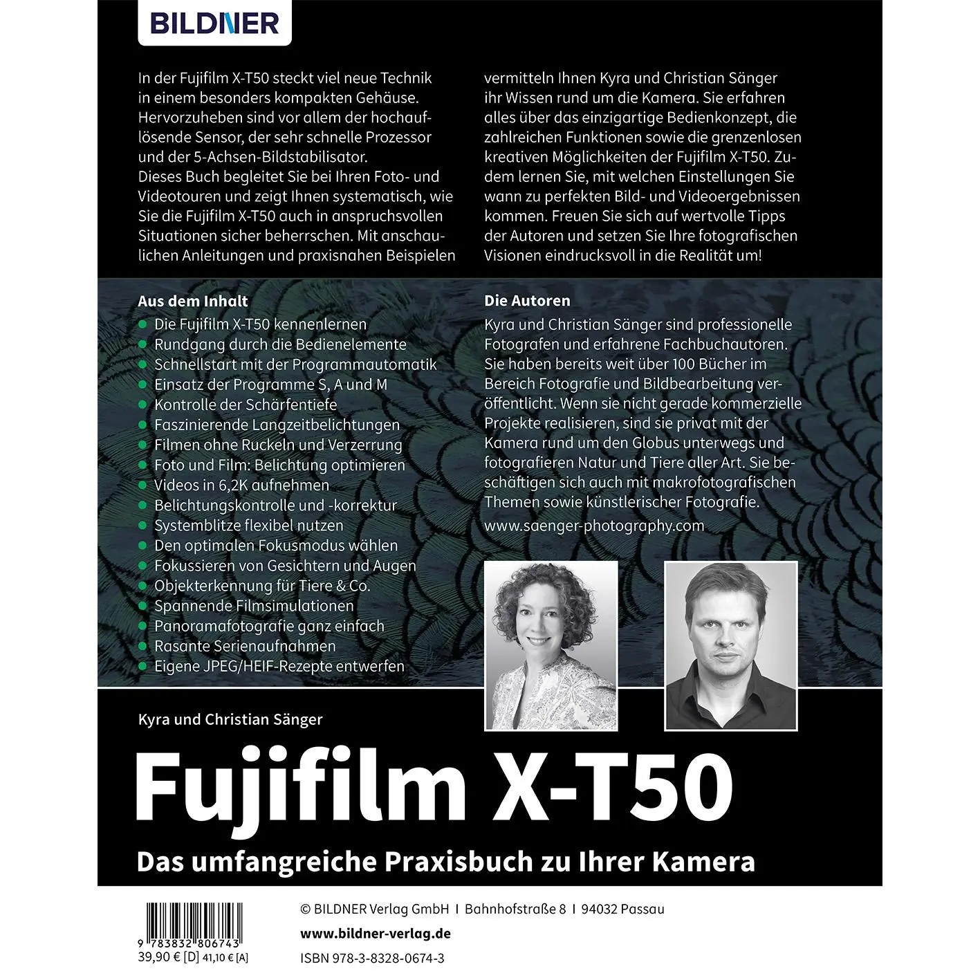 Rückseite: 9783832806743 | Fujifilm X-T50 | Das umfangreiche Praxisbuch zu Ihrer Kamera | Buch