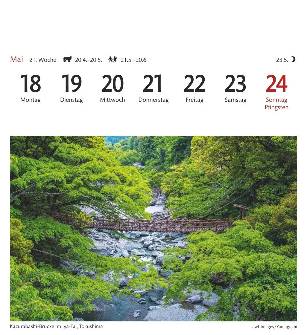 Bild: 9783840036743 | Japan Sehnsuchtskalender 2026 - Wochenkalender mit 53 Postkarten
