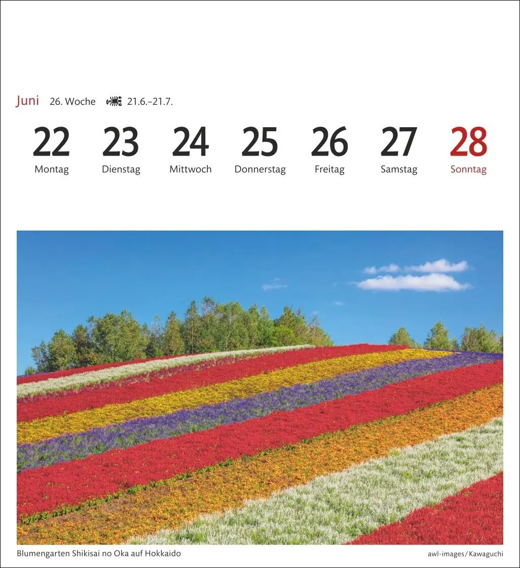 Bild: 9783840036743 | Japan Sehnsuchtskalender 2026 - Wochenkalender mit 53 Postkarten