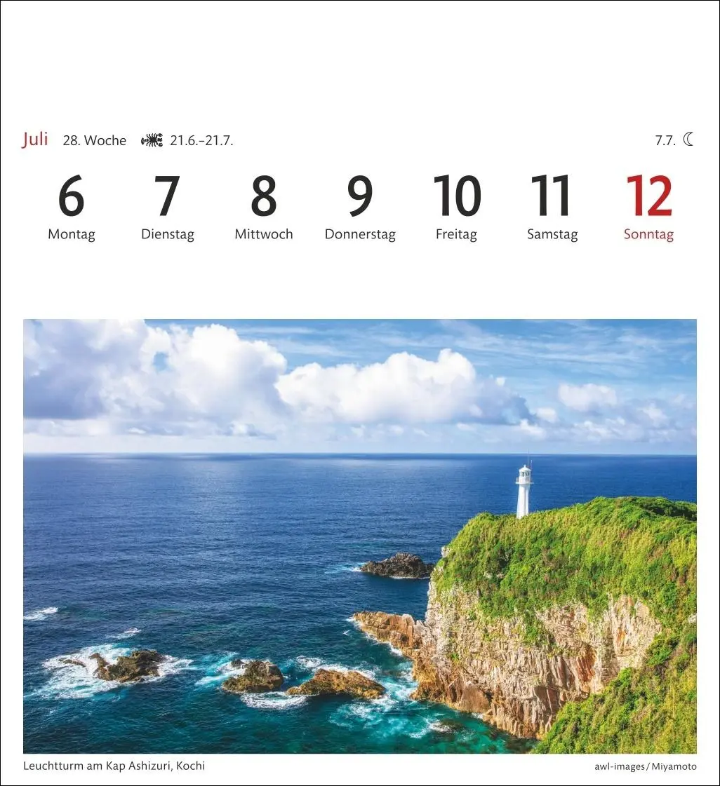 Bild: 9783840036743 | Japan Sehnsuchtskalender 2026 - Wochenkalender mit 53 Postkarten
