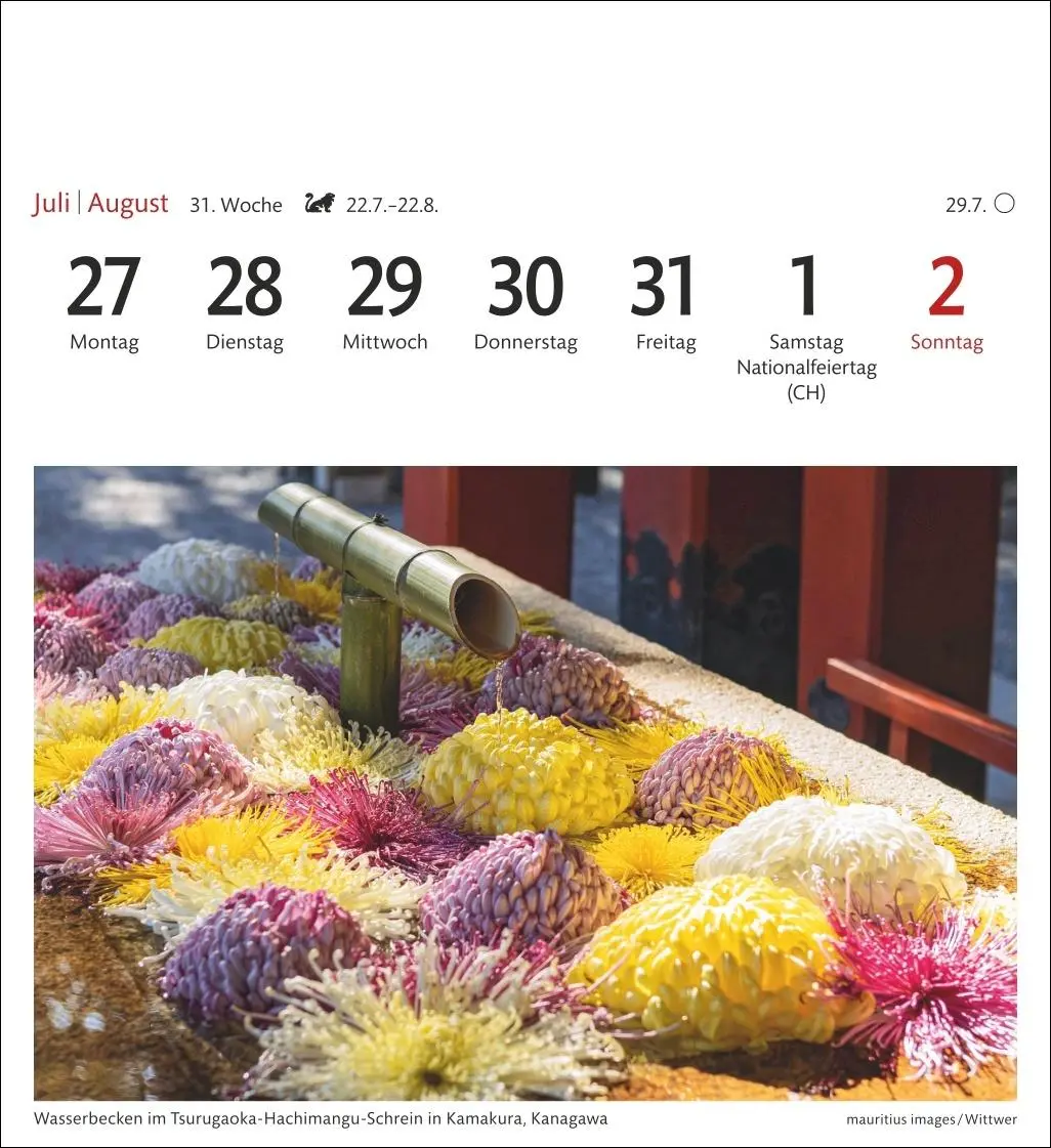 Bild: 9783840036743 | Japan Sehnsuchtskalender 2026 - Wochenkalender mit 53 Postkarten