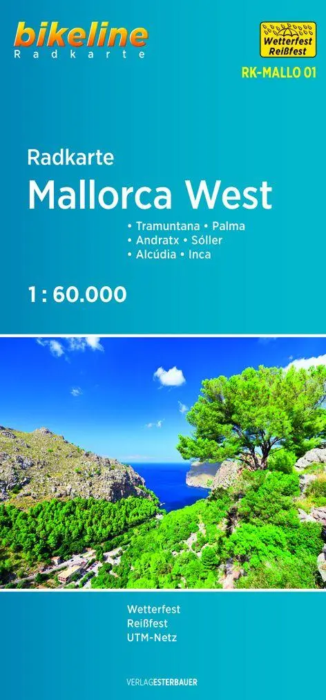 Cover: 9783850006743 | Bikeline Radkarte Mallorca West | Esterbauer Verlag | (Land-)Karte