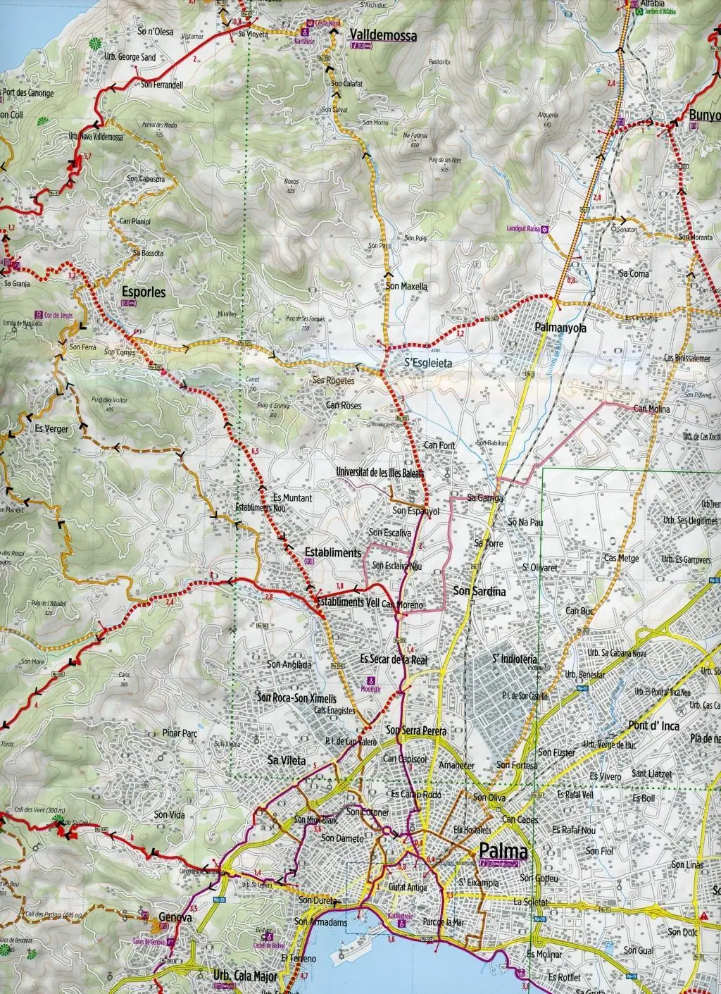 Bild: 9783850006743 | Bikeline Radkarte Mallorca West | Esterbauer Verlag | (Land-)Karte