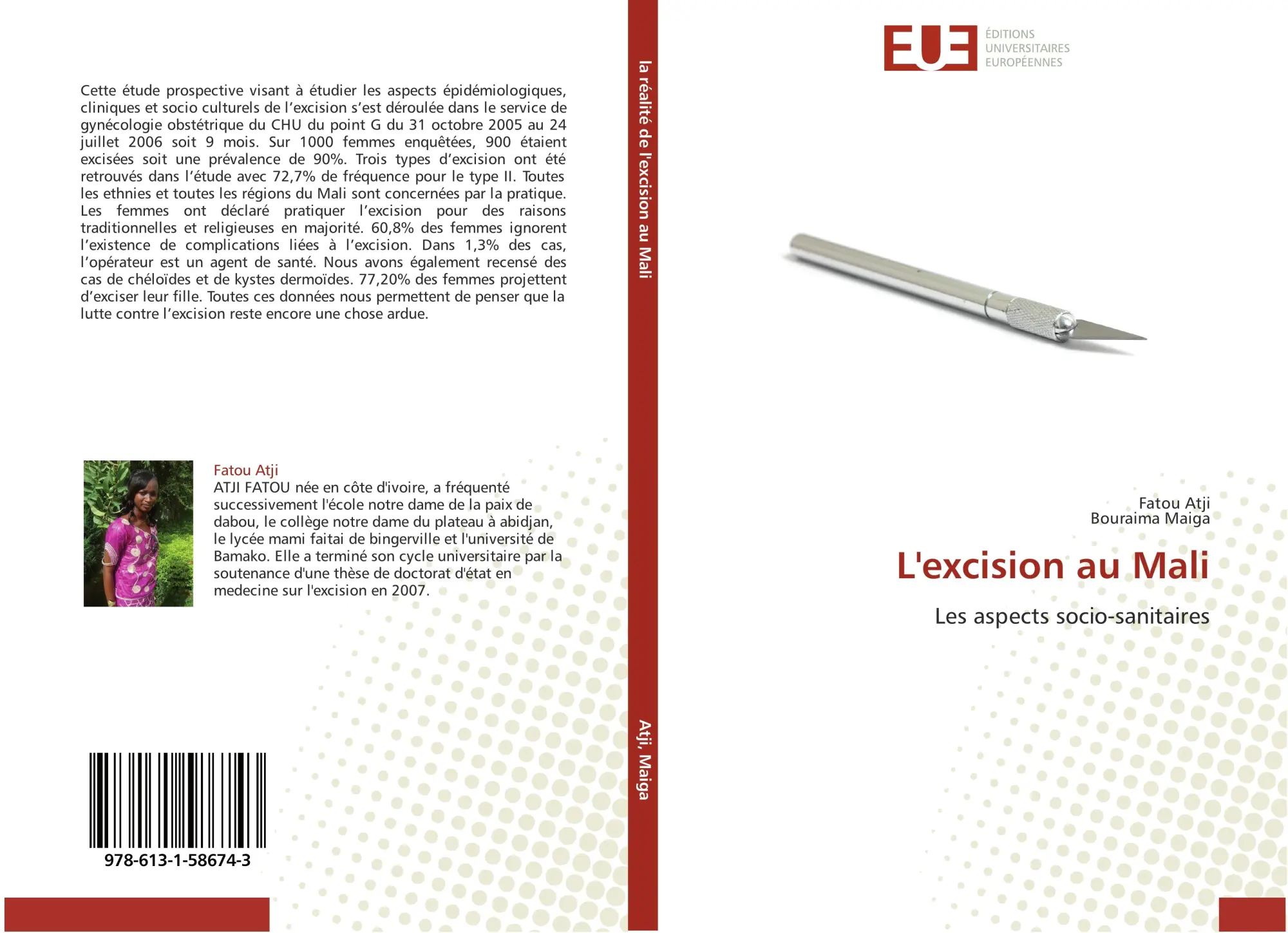 Cover: 9786131586743 | L'excision au Mali | Les aspects socio-sanitaires | Fatou Atji (u. a.)