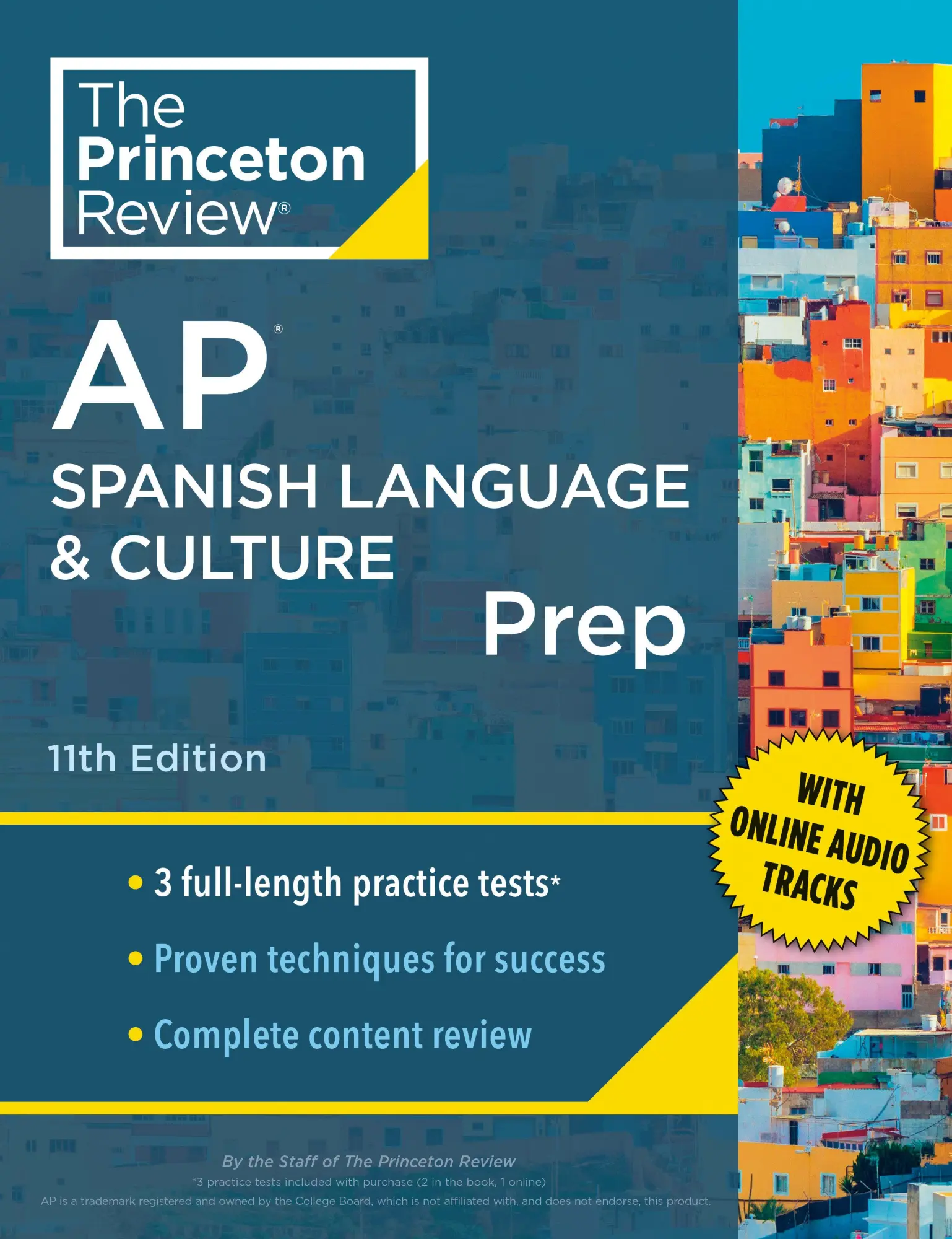 Cover: 9780593516843 | Princeton Review AP Spanish Language &amp; Culture Prep, 11th Edition