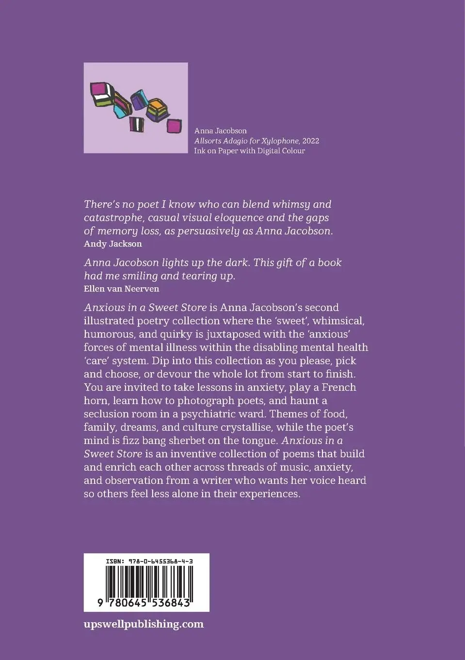 Rückseite: 9780645536843 | Anxious in a Sweet Store | Anna Jacobson | Taschenbuch | Englisch
