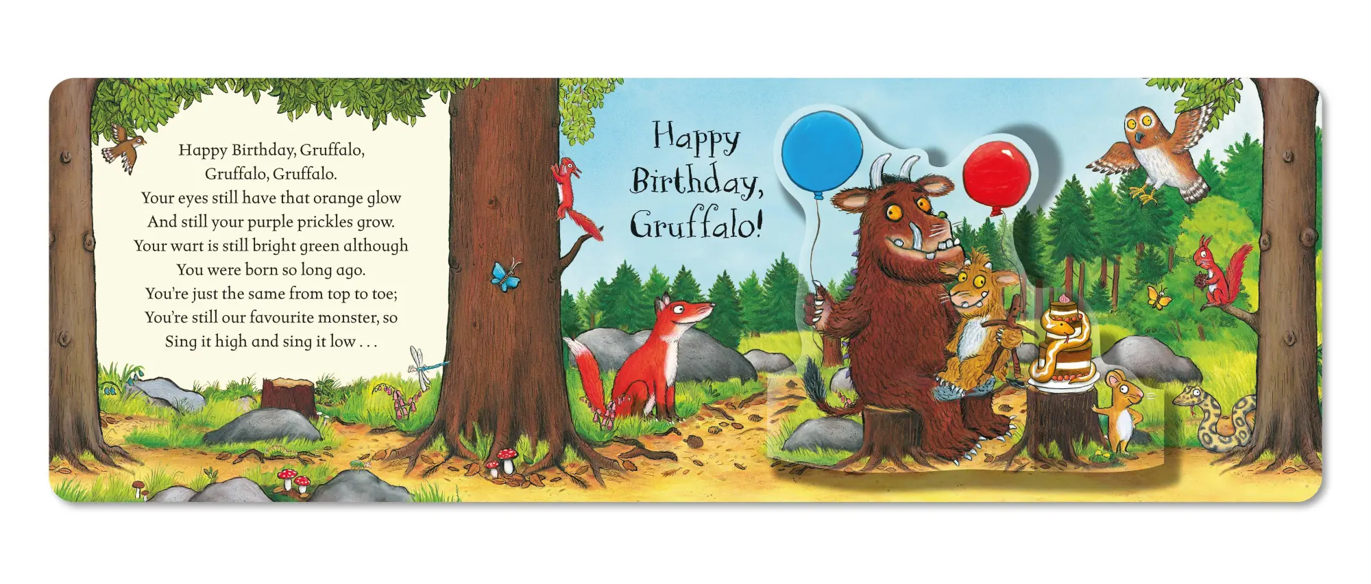 Bild: 9781035046843 | Happy Birthday, Gruffalo! | A lift-the-flap book with a pop-up ending!