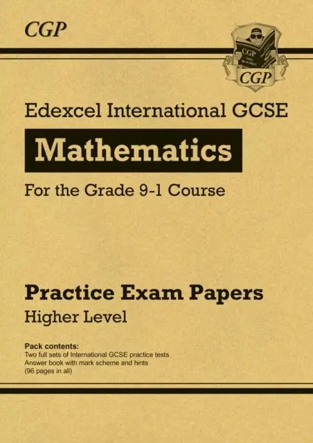 Cover: 9781789086843 | Edexcel International GCSE Maths Practice Papers: Higher | Cgp Books