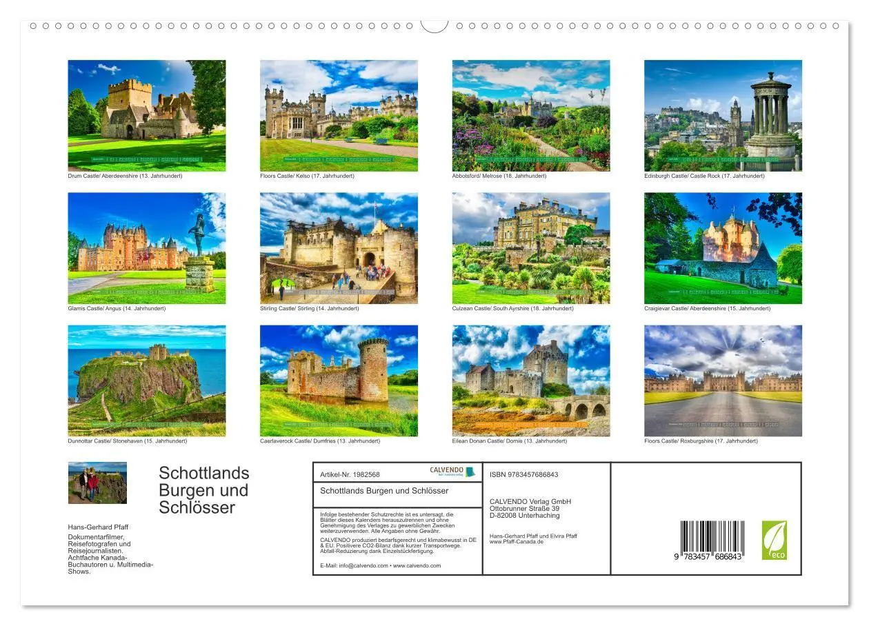 Bild: 9783457686843 | Schottlands Burgen und Schlösser (hochwertiger Premium Wandkalender...