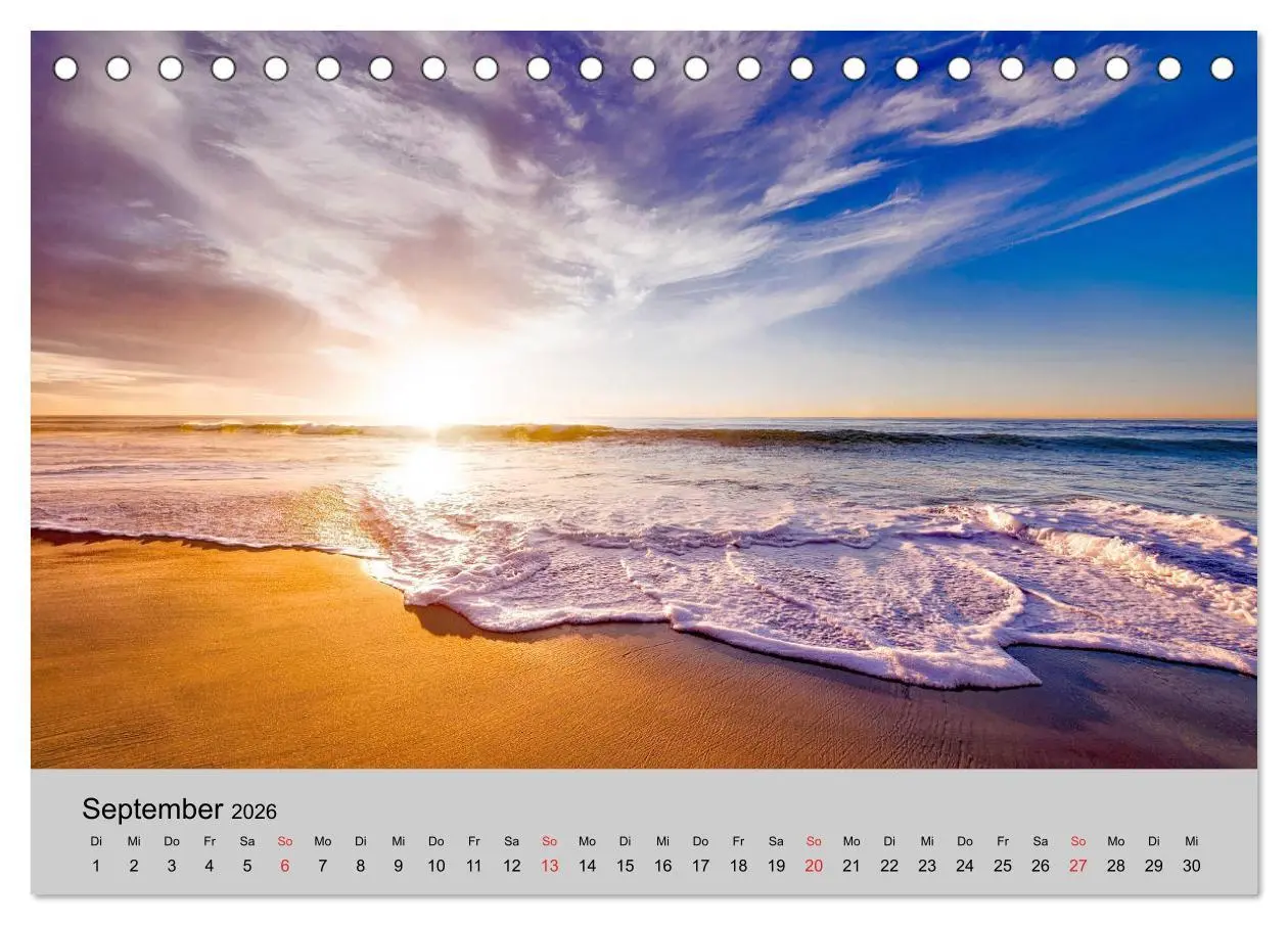 Bild: 9783457826843 | Am Meer. Sehnsucht Wasser (Tischkalender 2026 DIN A5 quer),...