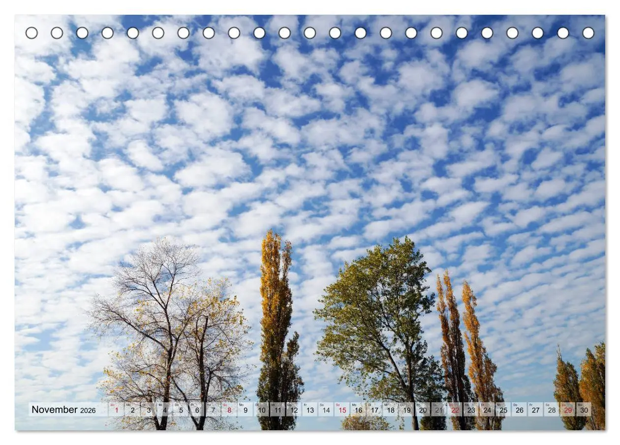 Bild: 9783516226843 | Sonne, Mond und Wolken (Tischkalender 2026 DIN A5 quer), CALVENDO...
