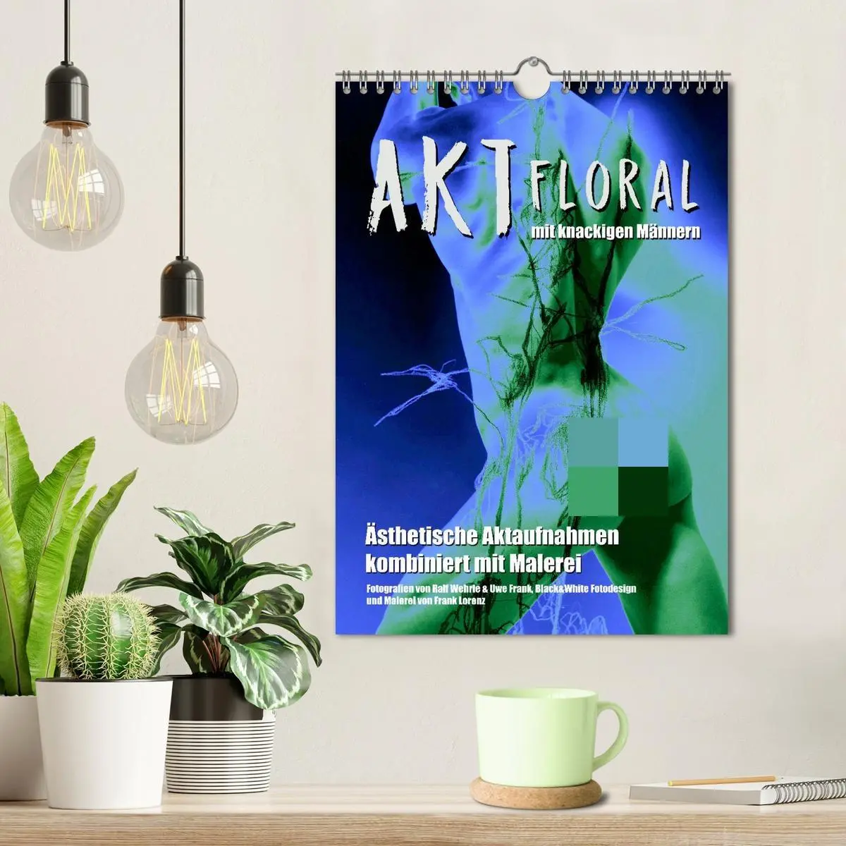 Bild: 9783516396843 | Aktfloral (Wandkalender 2026 DIN A4 hoch), CALVENDO Monatskalender