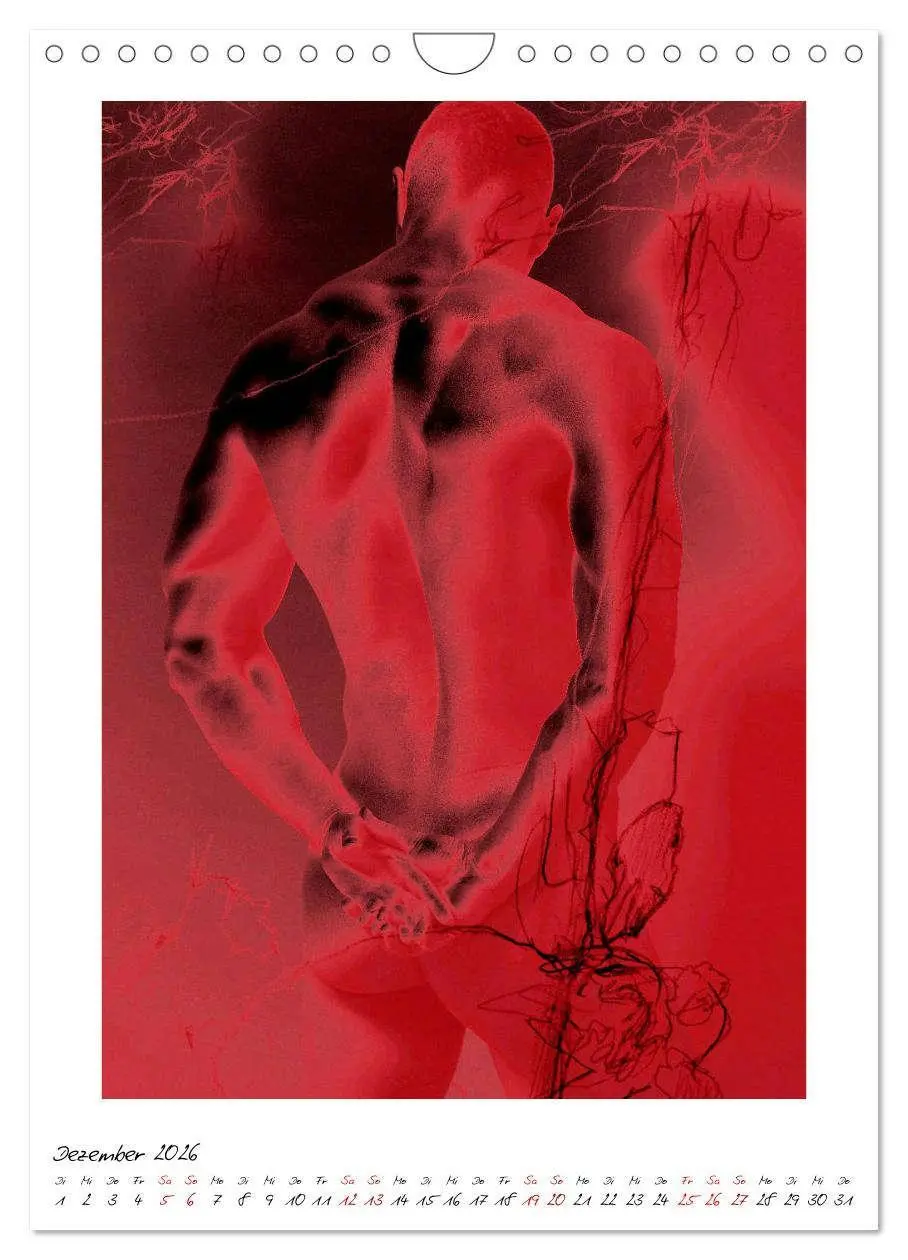 Bild: 9783516396843 | Aktfloral (Wandkalender 2026 DIN A4 hoch), CALVENDO Monatskalender